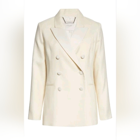 Ted Baker Jackets & Blazers - Ted Baker NWT Danai Relaxed Double Breasted Mixed Fabric Blazer.